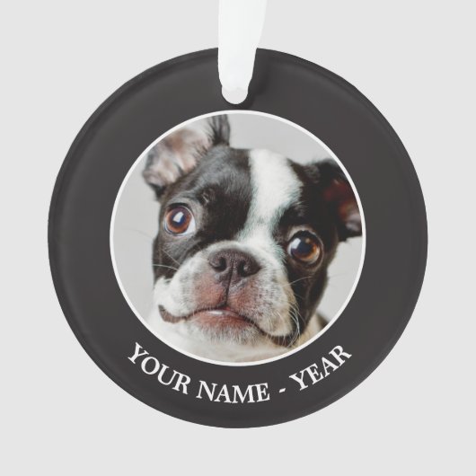 Boston Terrier Ornament (voorkant)