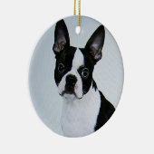 BOSTON TERRIER ORNAMENT (Rechts)