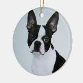 BOSTON TERRIER ORNAMENT (Links)