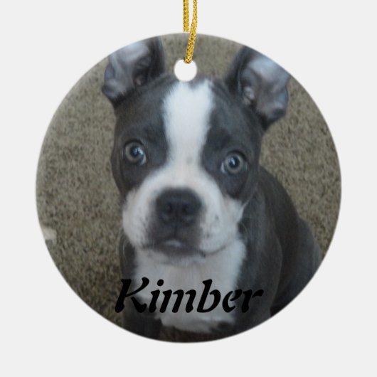 Boston Terrier Ornament (Voorkant)