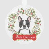 Boston Terrier  Ornament (achterkant)