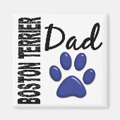 Boston Terrier Pa 2 Magneet (Voorkant)