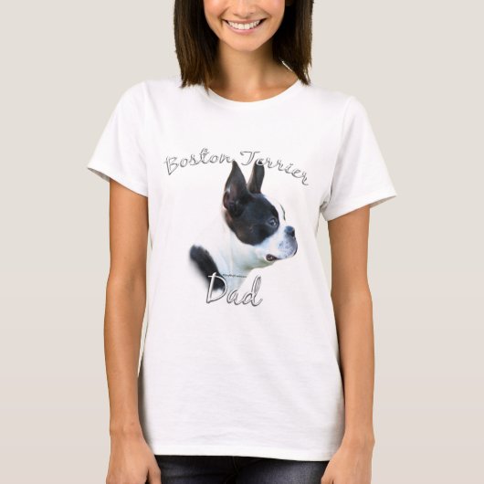 Boston Terrier Pa 2 T-shirt (Voorkant)