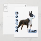 Boston Terrier Pa 4 Briefkaart (Voorkant / Achterkant)