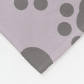 Boston Terrier, Paarse lavendel Fleece Deken (Hoek)