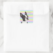 Boston Terrier Paaswensen Pastel Stickers (Tas)
