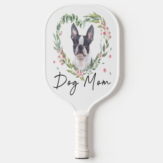 Boston Terrier Padde Pickleball | Cute Itém Pickleball Paddle (Voorkant)
