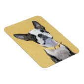 Boston Terrier Painting - Cute Original Dog Art Magneet (Rechterzijde)
