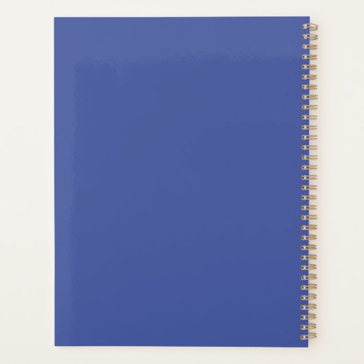 Boston Terrier Parody Magazine Hoesje Planner (Achterkant)