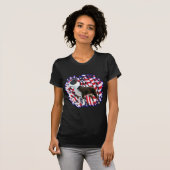 Boston Terrier Patriot T-shirt (Voorkant volledig)