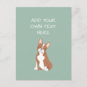 Boston Terrier Personalized Dog Name Briefkaart (Voorkant)