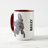 Boston Terrier Personalized Mug Mok (Voorkant links)