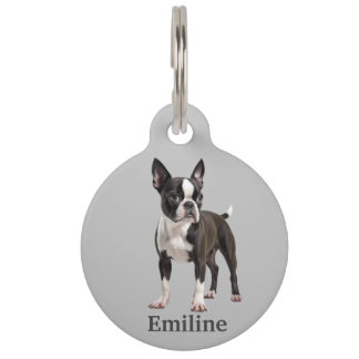 Boston Terrier Persoonlijk maken Huisdierpenning