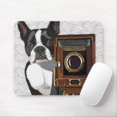 Boston Terrier Photographer 2 Muismat (Met muis)