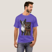 Boston Terrier Photographer 2 T-shirt (Voorkant volledig)