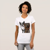 Boston Terrier Photographer 2 T-shirt (Voorkant volledig)