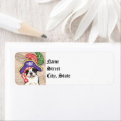 Boston Terrier Pirate Etiket (Insitu)