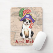 Boston Terrier Pirate Muismat (Met muis)