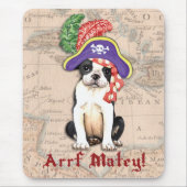 Boston Terrier Pirate Muismat (Voorkant)