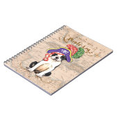 Boston Terrier Pirate Notitieboek (Linkerzijde)