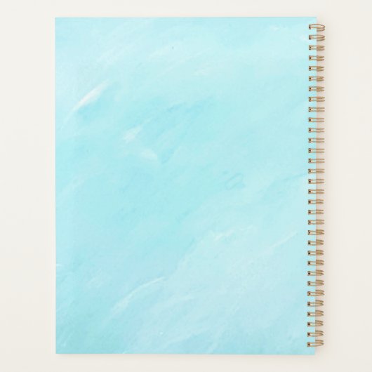 Boston Terrier Planner (Achterkant)