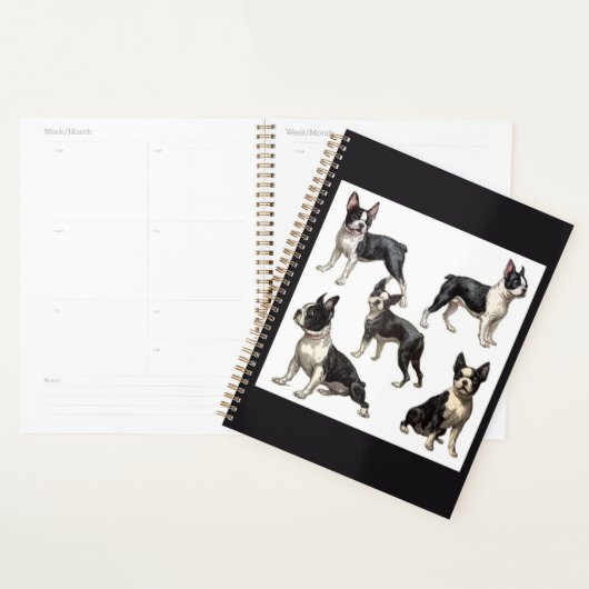 Boston Terrier Planner (Display)