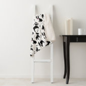 Boston Terrier Playtime Cute Dogs Sherpa Deken (In situ)