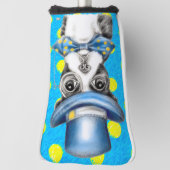 Boston Terrier Polka Dot Golfheadcover (Draai 90)