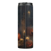 Boston Terrier pompoenen Halloween eng Thermosbeker (Achterkant)