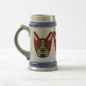 Boston Terrier Pop Art Bierpul (Links)