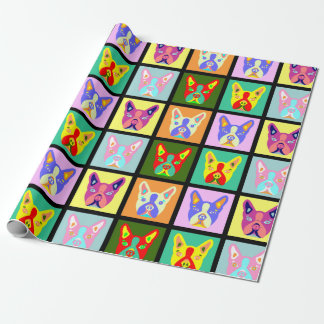 Boston Terrier Pop Art Cadeaupapier