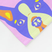 Boston Terrier Pop Art Fleece Deken (Hoek)