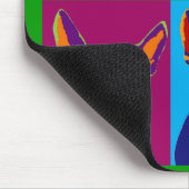 Boston Terrier Pop Art Muismat (Hoek)