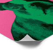 Boston Terrier Pop-Art Poster (Hoek)