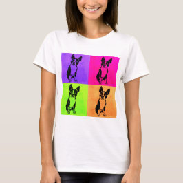 Boston Terrier pop art shirt