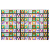 Boston Terrier Pop Art Stof (Fat Quarter)
