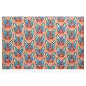 Boston Terrier Pop Art Stof (Fat Quarter)