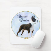 Boston Terrier Portrait Muismat (Met muis)