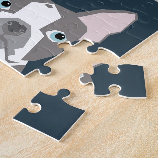 Boston Terrier Portraits Legpuzzel (Zijkant)