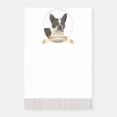 Boston Terrier Post-It Notes (Voorkant)