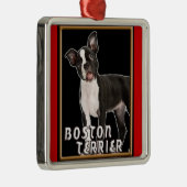 BOSTON TERRIER PREMIUM CHRISTMAS ORNAMENT (Rechts)