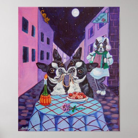 Boston Terrier Print (Voorkant)