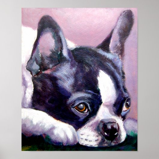 Boston Terrier Print (Voorkant)