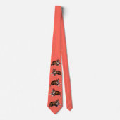 Boston terrier print stropdas (Voorkant)