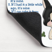 Boston Terrier Property Laws 4 Muismat (Hoek)