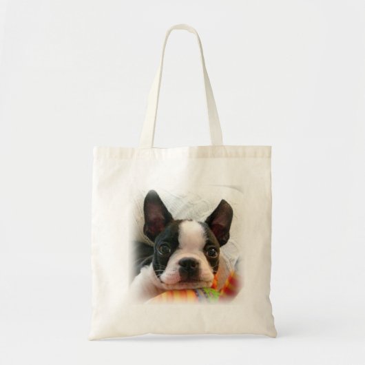 Boston Terrier Pup Tote Bag (Voorkant)