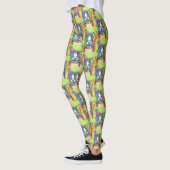 BOSTON TERRIER PUP, TRICK OR TREAT SLUITING LEGGIN LEGGINGS (Links)