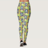 BOSTON TERRIER PUP, TRICK OR TREAT SLUITING LEGGIN LEGGINGS (Achterkant)