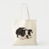 Boston Terrier Puppy Canvas tas (Voorkant)