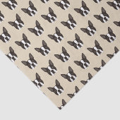 Boston Terrier Puppy Dog Tissuepapier (Detail)